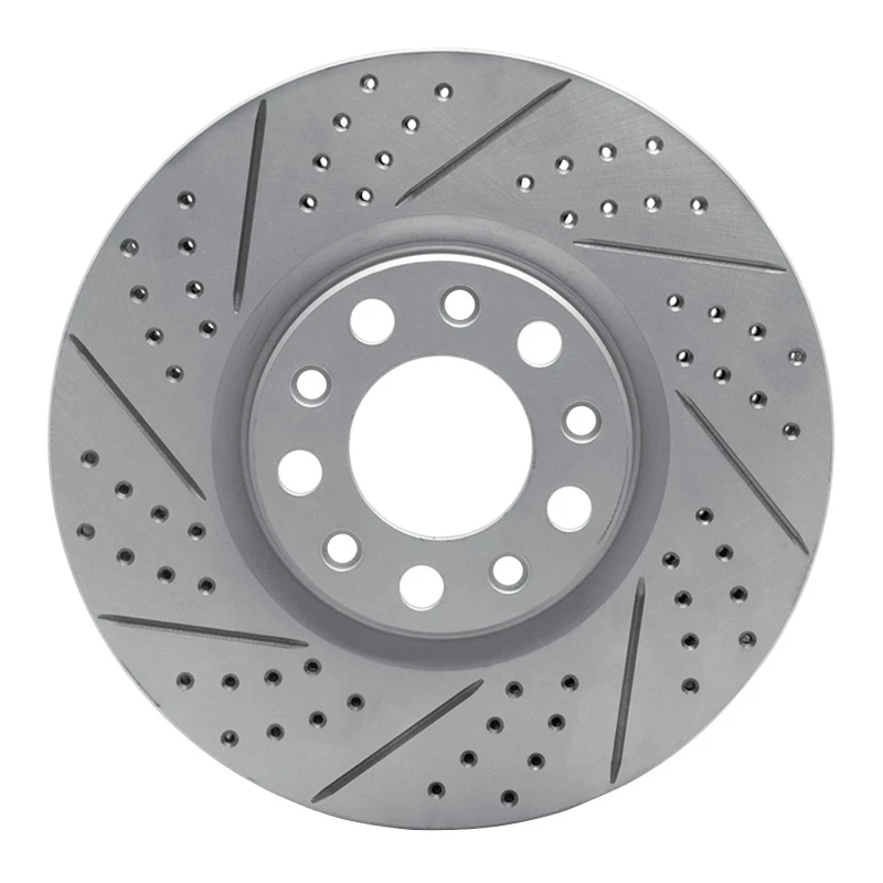 DFC 13-23 Chrysler 200 Front Left Drilled & Slotted Geoperformance Rotor