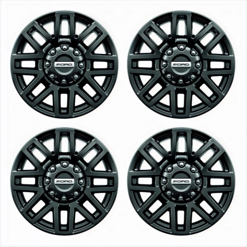 Ford Racing 20x8in Premium Black Painted Aluminum Wheel for 23-24 Ford Super Duty