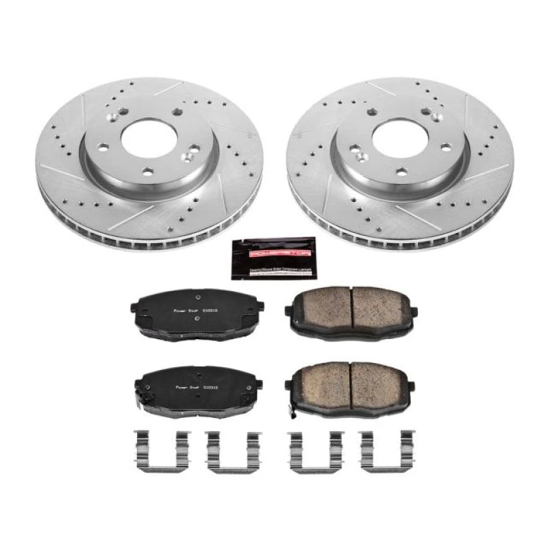 powerstop_K5911-67945fa5027c6 Power Stop 10-13 Kia Forte Front Z23 Evolution Sport Brake Kit