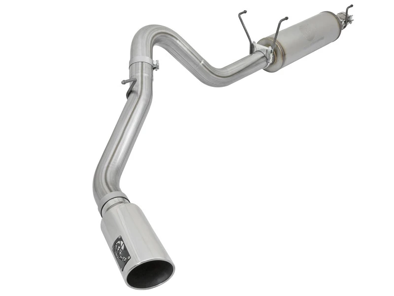 aFe MACHForce XP 4in Exhausts Cat-Back SS w/ Polished Tips 14-17 Dodge Ram 2500 V8-6.4L Hemi