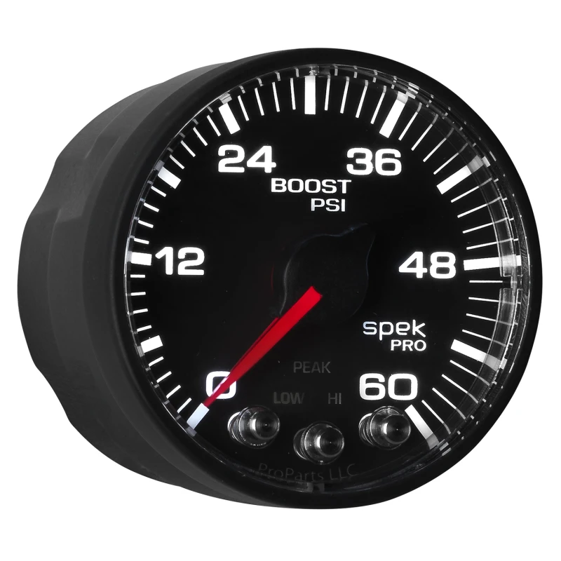 Autometer Spek-Pro 52.4mm 0-60 PSI Digital Stepper Motor Boost Gauge