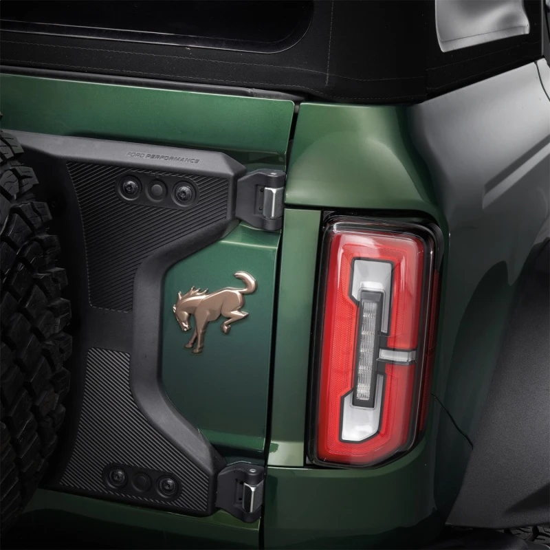 Ford Racing 2021+ Bronco Heck Emblem Overlay - Bronze