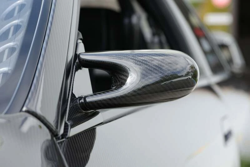 GReddy Nissan R34 Skyline Garage Active Group A Type Dry Carbon Side Mirrors - Set