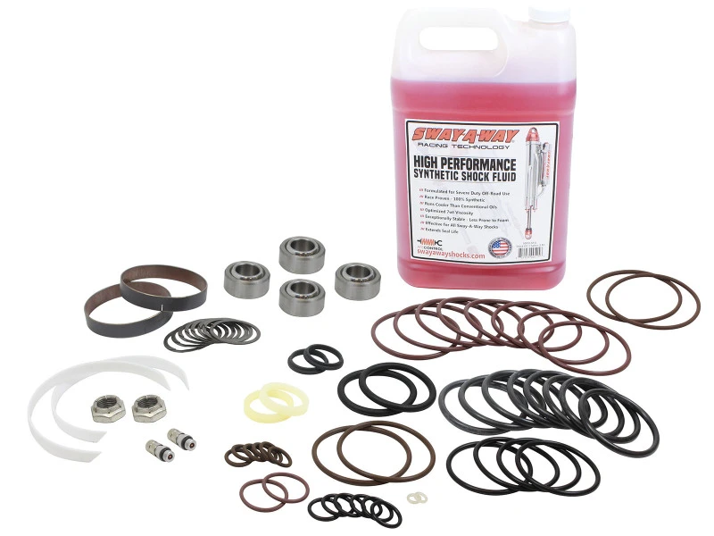 aFe Sway-A-Way Master-Rebuild-Kit für 3,0-Zoll-Stoßdämpfer mit 1-Zoll-Welle - Gen 2