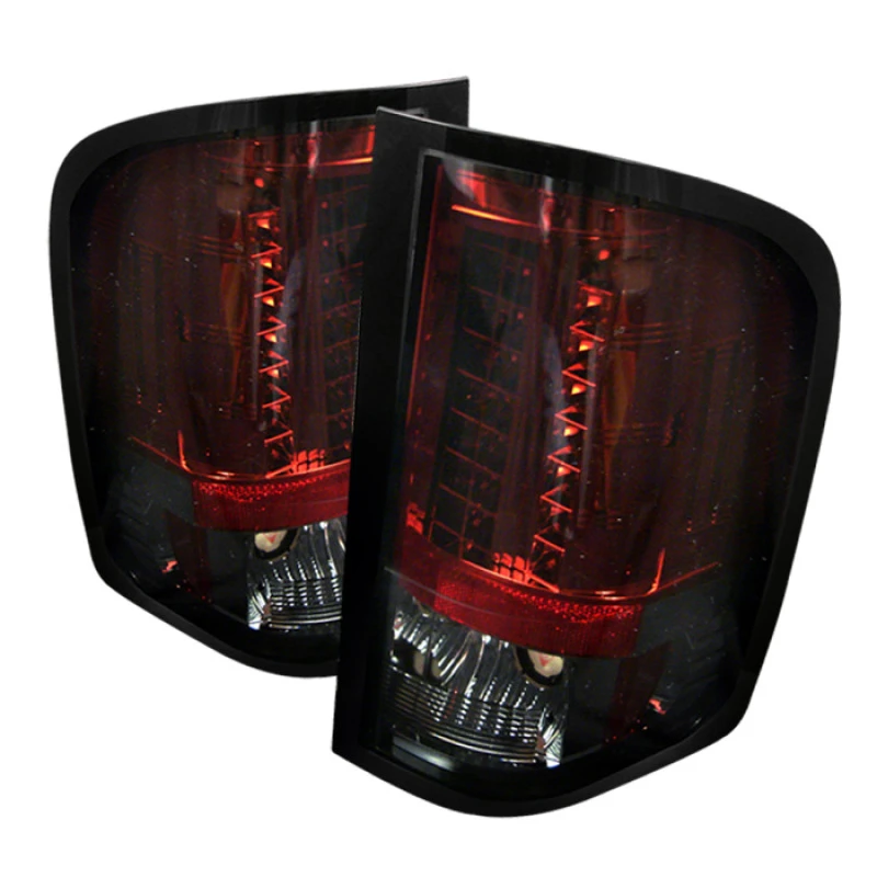 spyder_5001801-6794c9e0a214b Spyder Chevy Silverado 07-13 LED Tail Lights Red Smoke ALT-YD-CS07-LED-RS