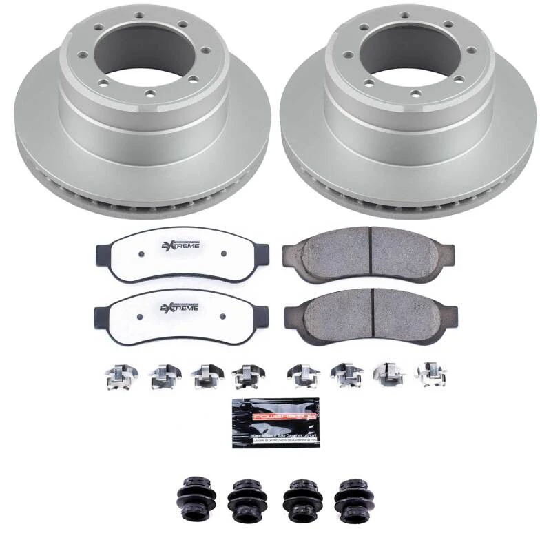 Power Stop 10-12 Ford F-350 Super Duty Rear Z36 Coated Truck & Tow Brake Kit