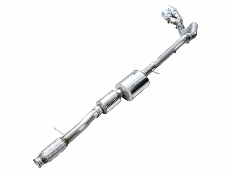 AWE Tuning 2021+ GMC Tahoe/Yukon 5.3L 0FG Side Exit Catback Exhaust - Chrome Silver Tips