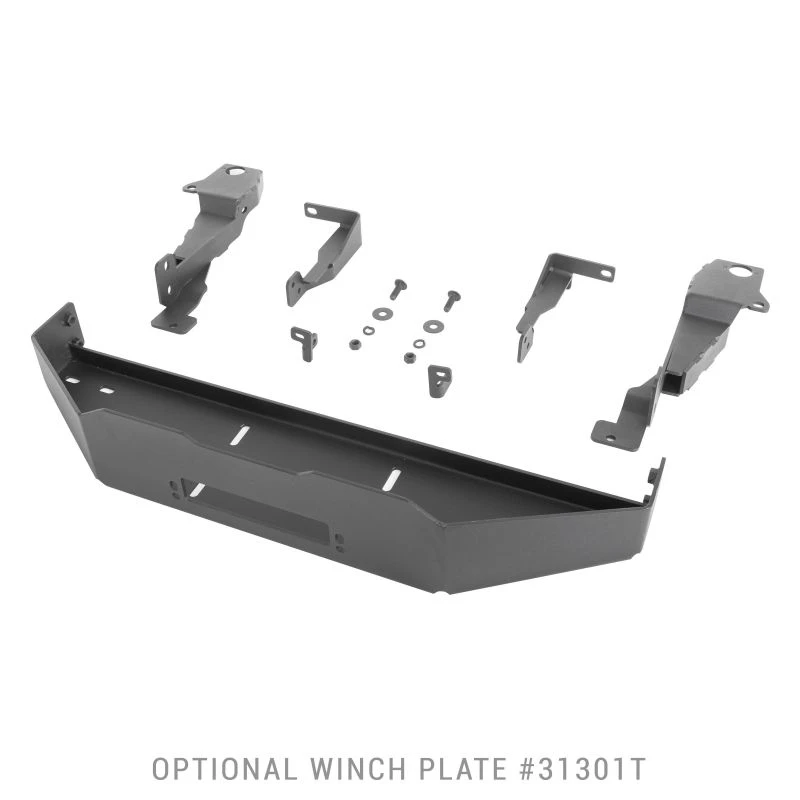 Go Rhino 19-24 Ram 1500 3100 Series StepGuard Winch Tray Kit (3130T oder 3130MT erforderlich) - Tex. Schwarz