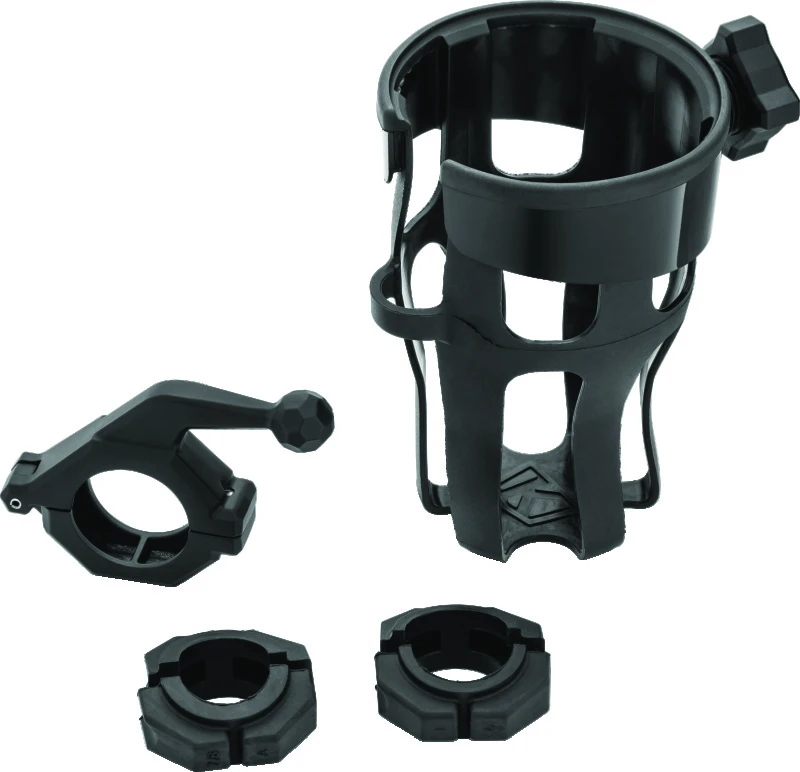 Kuryakyn Reflex Drink Holder With Bar Mount Universal Black