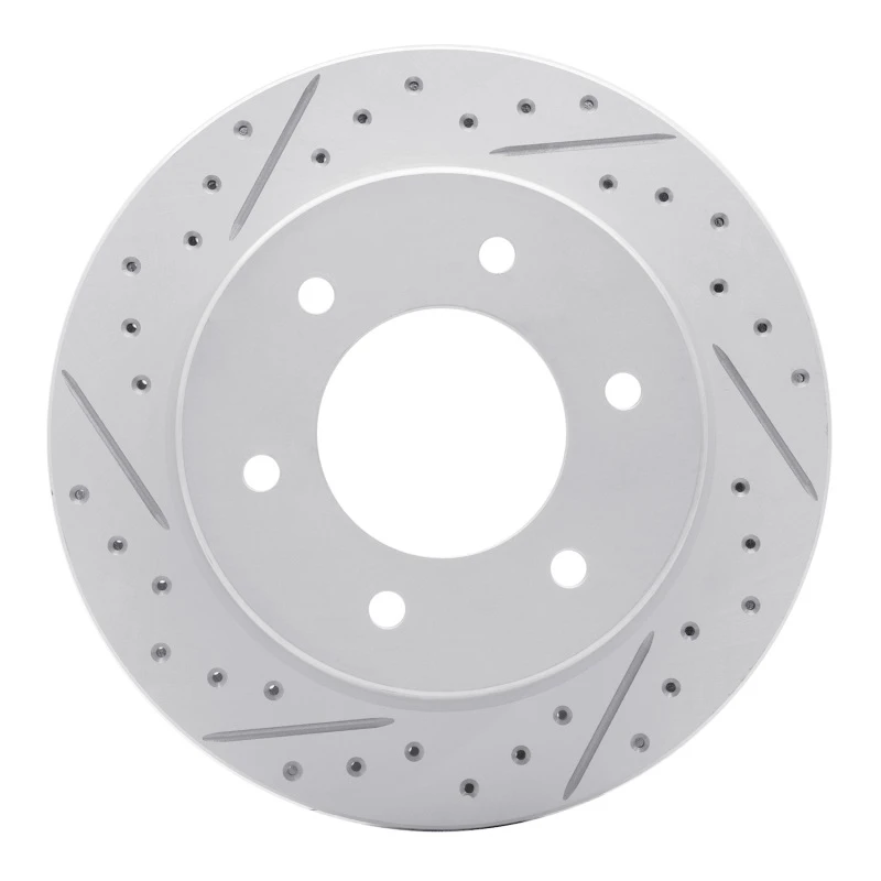 DFC 19-25 Ford Bronco Rear Left Drilled & Slotted Geoperformance Rotor