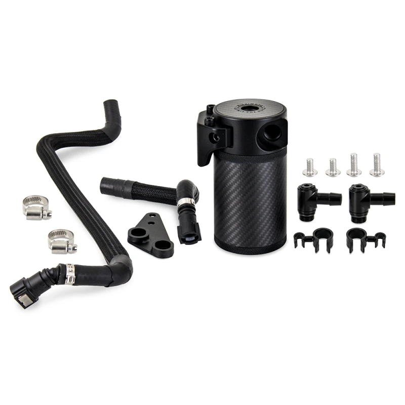 Mishimoto 2020+ Chevrolet Corvette C8 Baffled Öl-Auffangbehälter-Kit (PCV-Seite) - Carbon Fiber