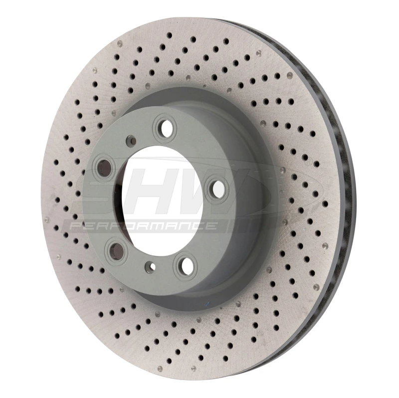 shw-performance_PFL39971-67949a32e89e4 SHW 09-16 Porsche 911 Carrera w/o Ceramic Brake Left Front Drill-Dimp MB Brake Rotor (99735140101)