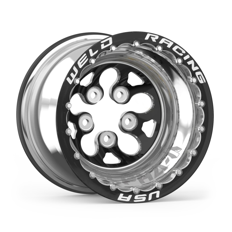 weld_83B-514206MB-67954dc9d4edf Weld Alpha-1 15x12 / 5x4.75 BP / 5in. BS Black Wheel - Black Double Beadlock MT