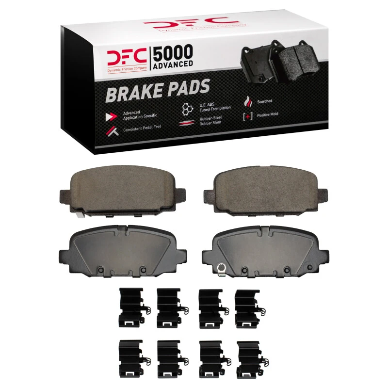DFC 17-25 Jeep Compass Rear 5000 Advanced Ceramic Brake Pads and Hardware Kit