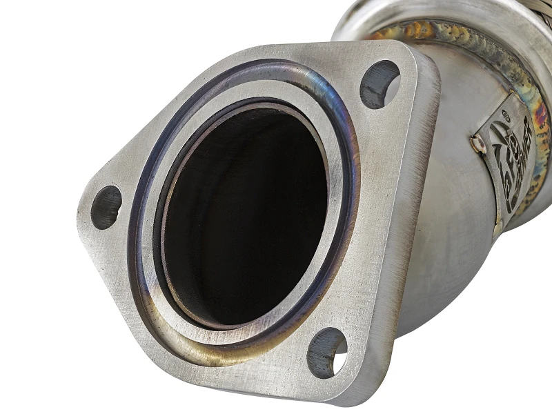 aFe Power Elite Twisted Steel 16-17 Honda Civic I4-1.5L (t) 2.5in Rear Down-Pipe Mid-Pipe
