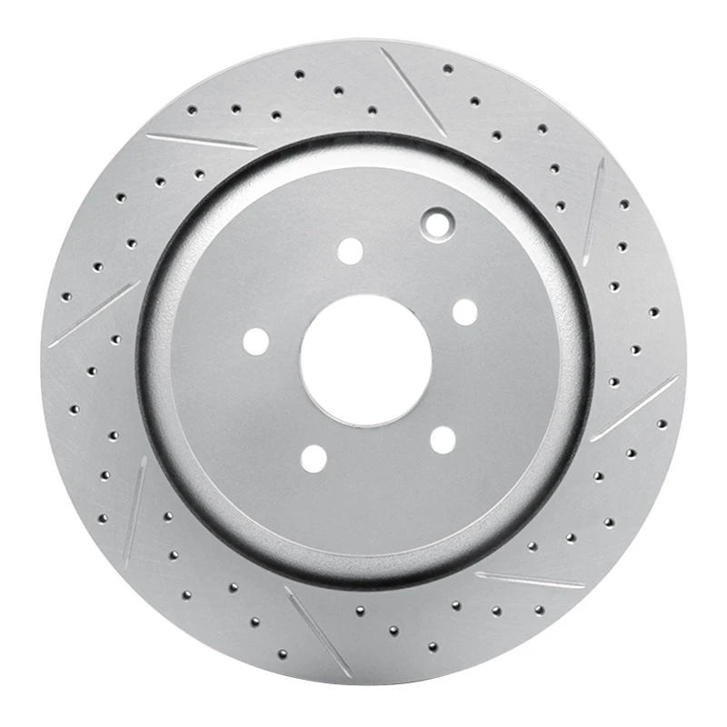 DFC 09-24 Infiniti Q70 Rear Right Drilled & Slotted Geoperformance Rotor