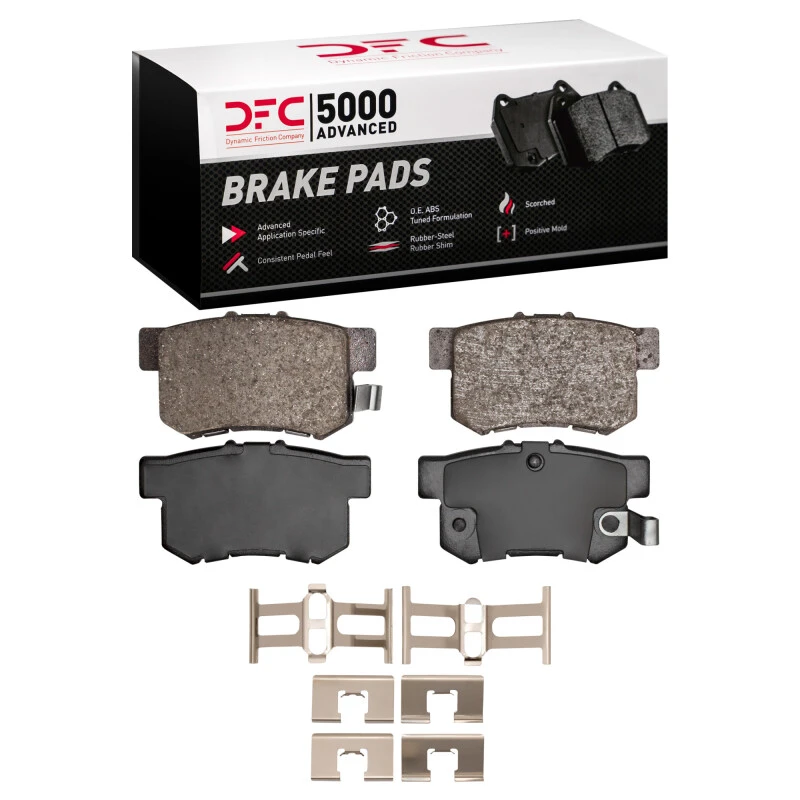 DFC 87-22 Acura RSX Rear 5000 Advanced Ceramic Brake Pads and Hardware Kit