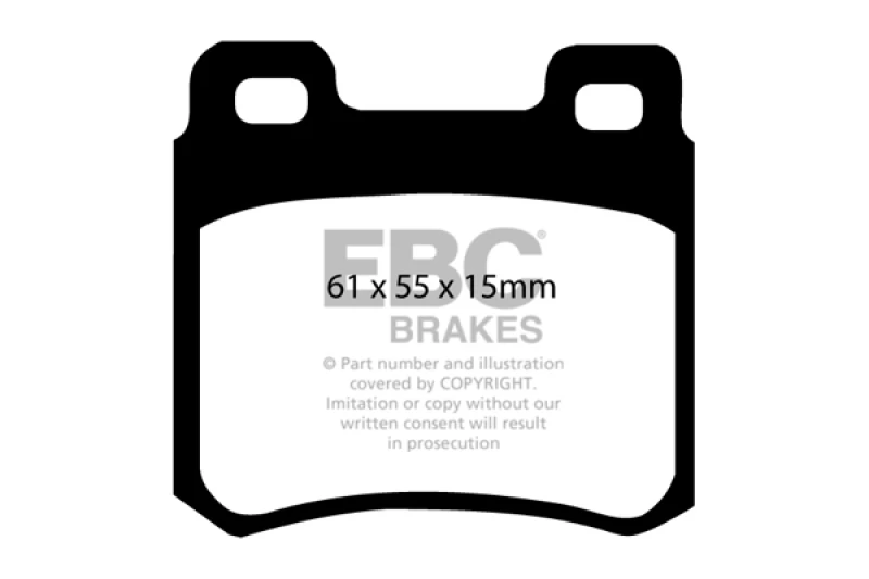 ebc_DP2671-67931f439e652 EBC 94-95 Mercedes-Benz C220 (W202) 2.2 Greenstuff Rear Brake Pads