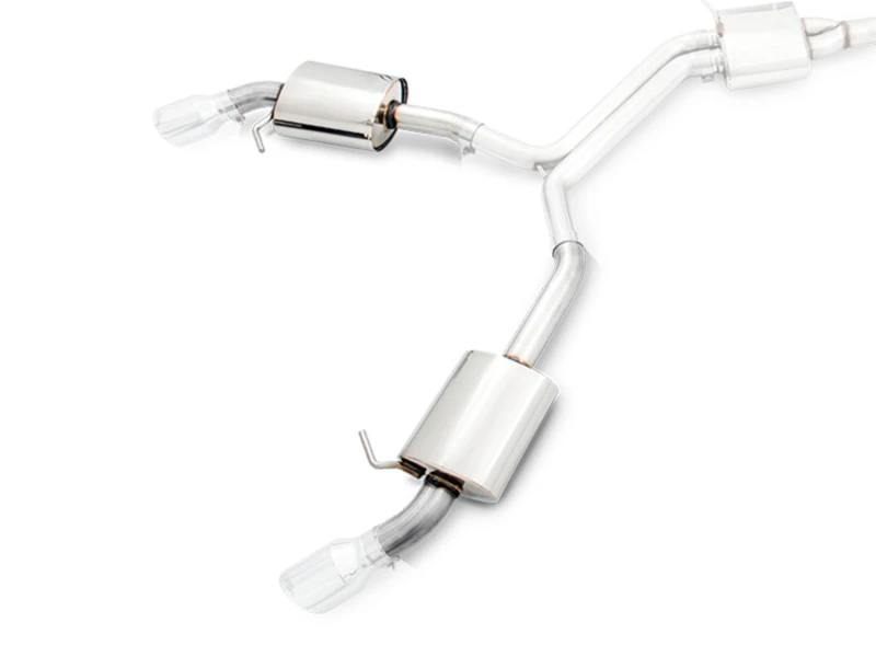 AWE Tuning Audi B9 A5 Touring Edition Auspuff Dual Outlet - Chrome Silber Tips (Inkl. DP)