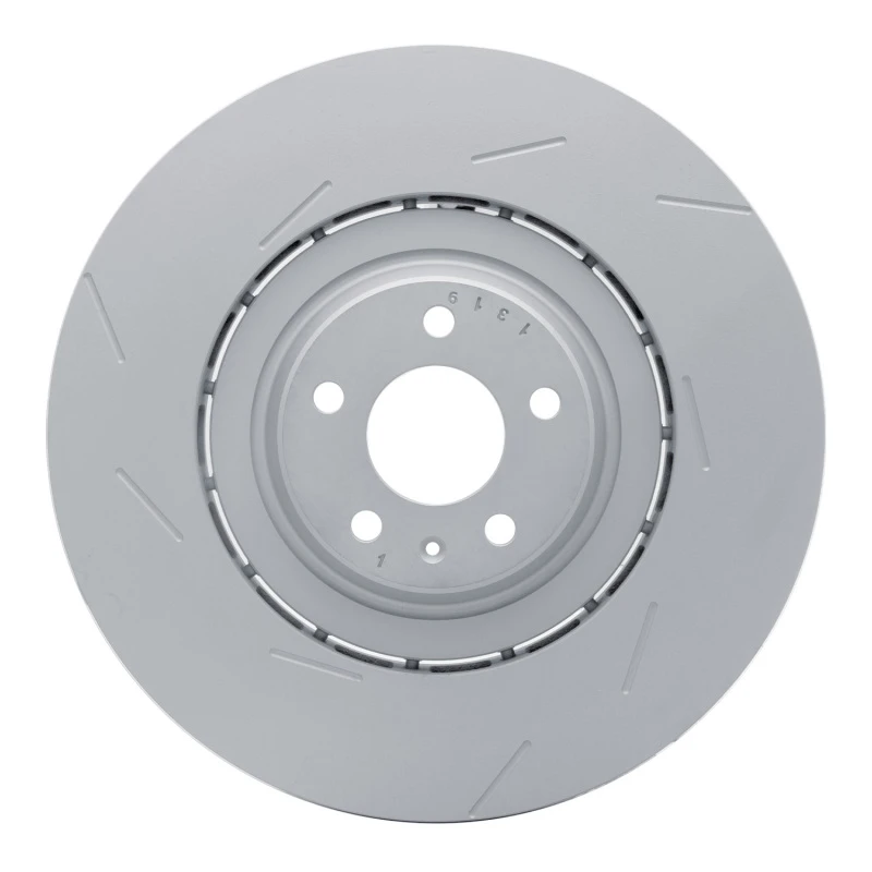 DFC 17-18 Porsche Macan Left Front Slotted Hi-Carbon Alloy Geomet Coated Rotor