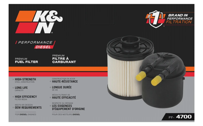 K&N 11-16 Ford 6,7L V8 Kraftstofffilter