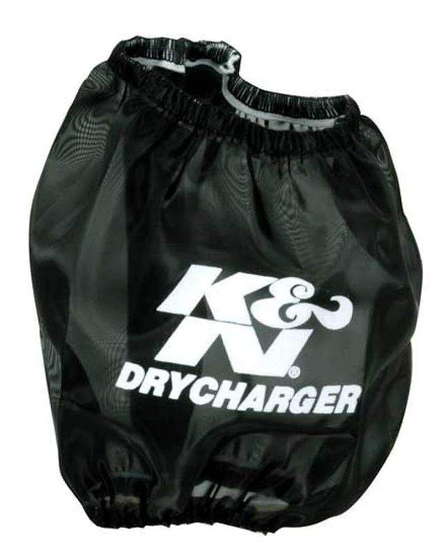 K&N Drycharger Luftfilterhülle-Rundkonisch Schwarz 4,75 Zoll Basis ID x 4,5 Zoll Ober ID x 4,75 Zoll H