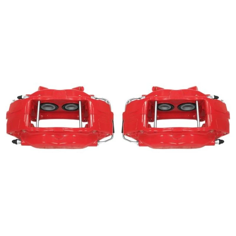 Power Stop 07-14 Ford Mustang Front Red Calipers w/o Brackets - Pair