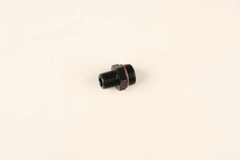 Fragola -10AN O-Ring x 3/4-16 (8) O-Ring Adapter - Black