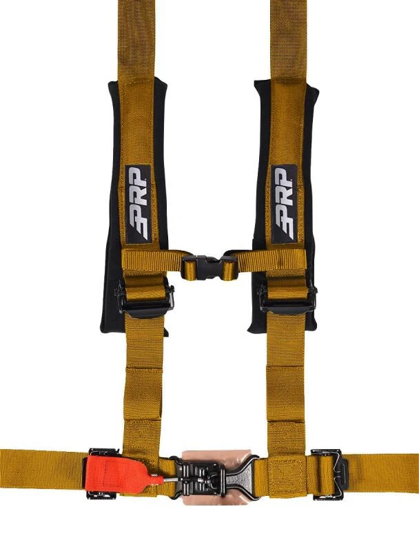 PRP 4.2 Harness with Latch / Link Lap Belt- Gold
