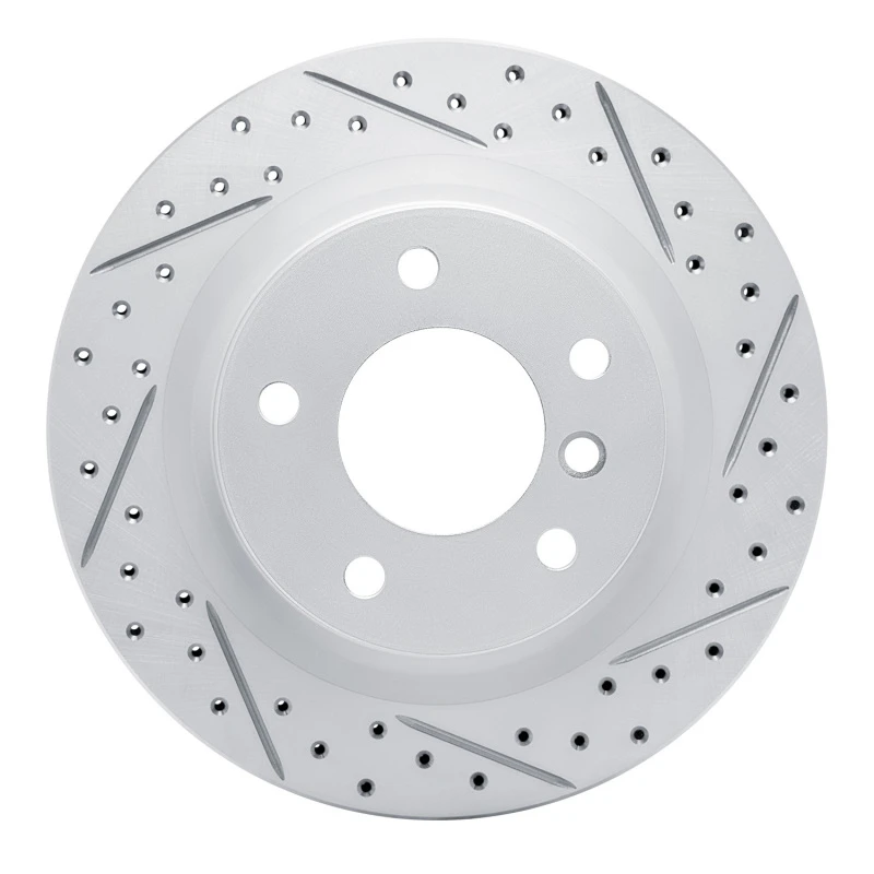 DFC 08-13 BMW 128I Rear Right Drilled & Slotted Geoperformance Rotor