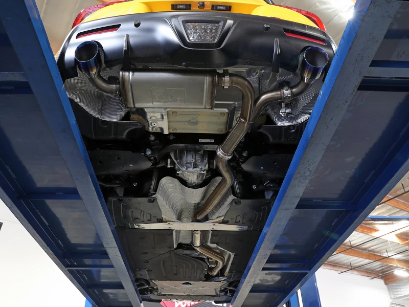 aFe POWER Takeda 2021 Toyota Supra 2.0L (t) 2,5 Zoll-3 Zoll 304 SS CB Auspuff mit Carbon-Spitzen
