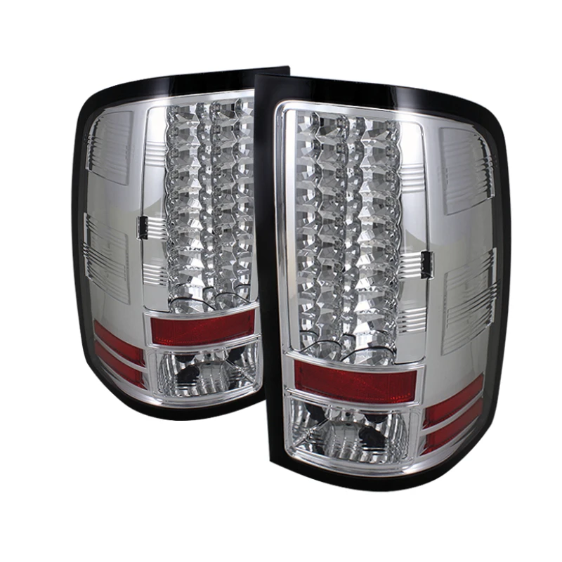 spyder_5014931-6794cdd4bdb7a Spyder GMC Sierra 07-13 (Not fit 3500 Dually 4 Rear Wheels)LED Tail Lights Chrome ALT-YD-GS07-LED-C