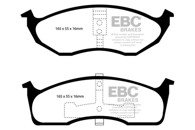 ebc_DP21623-67931fed54fa5 EBC 99-04 Chrysler 300M 3.5 Greenstuff Front Brake Pads