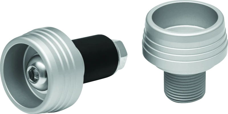 Kuryakyn Lodestar Front Axle Slider Silber