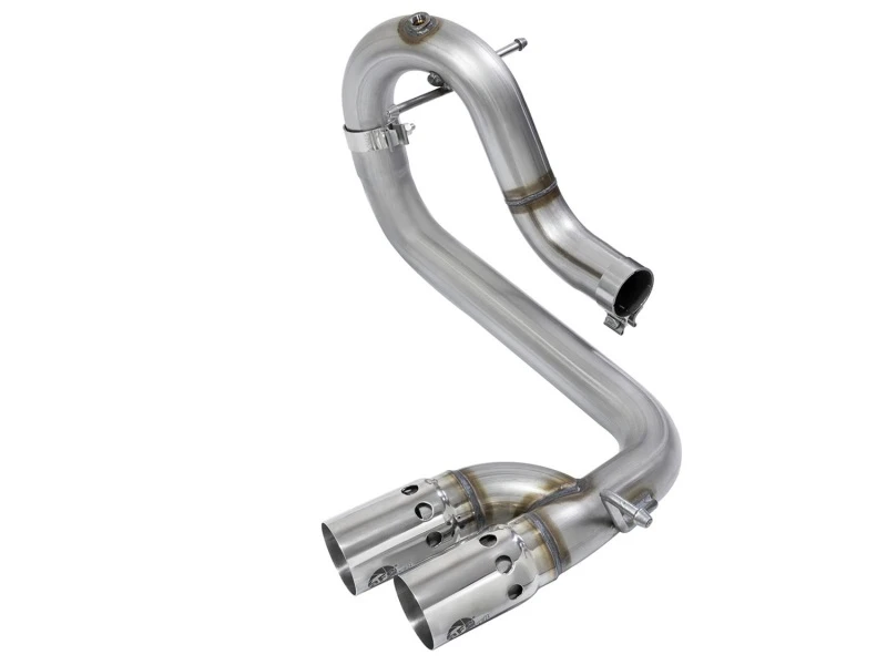 aFe Rebel Series DPF-Back 3in Seitenausgang SS Auspuff mit IC Polierten Tips 2016 GM Colorado/Canyon 2.8L