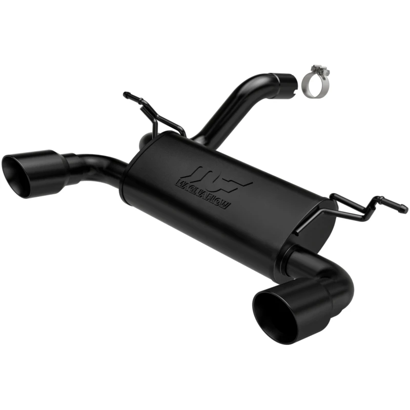 MagnaFlow 2018+ Jeep Wrangler 3.6L Doppel-Schwarz-Tip Axle-Back Auspuff