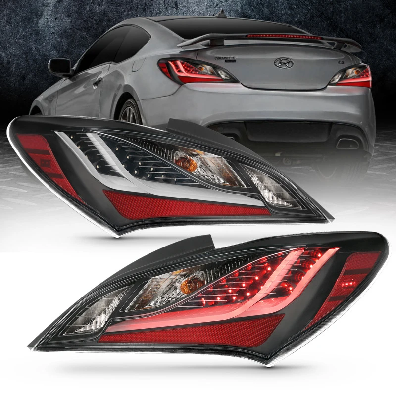 ANZO 10-13 Hyundai Genesis 2DR LED Rückleuchten Rauch