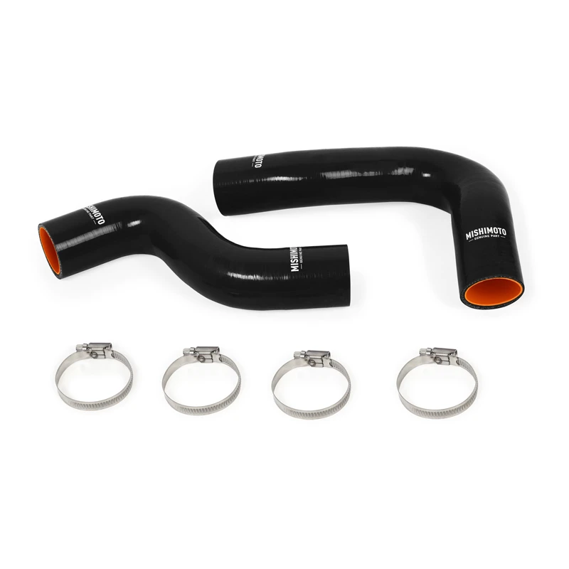 Mishimoto Turbo Silikon-Kühlerschlauch-Kit - Schwarz für 92-00 Subaru WRX/STI Turbo