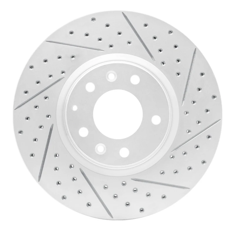 DFC 06-07 Mazda 6 Front Right Drilled & Slotted Geoperformance Rotor