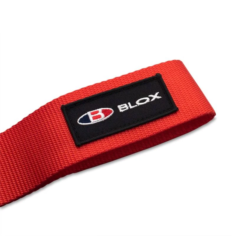 BLOX Racing Universal Tow Strap mit Logo – Rot