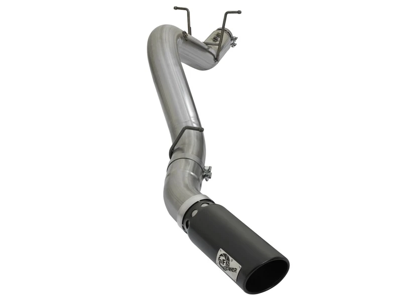 afe_49-44085-B-6792cbfd8f572 aFe LARGE BORE HD 5 Zoll 409-SS DPF-Back Auspuff mit schwarzer Spitze 2017 GM Duramax V8-6,6L (td) L5P