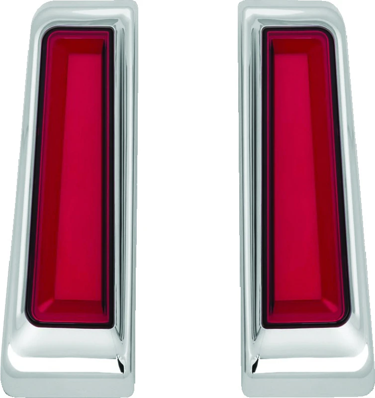 Kuryakyn Tracer L.E.D. Inserts For Saddlebag Supports Chrome