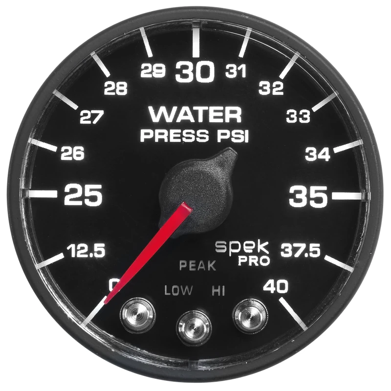 Autometer Spek-Pro - Nascar 2-1/16 Zoll Wasserdruck 0-40 psi Bfb