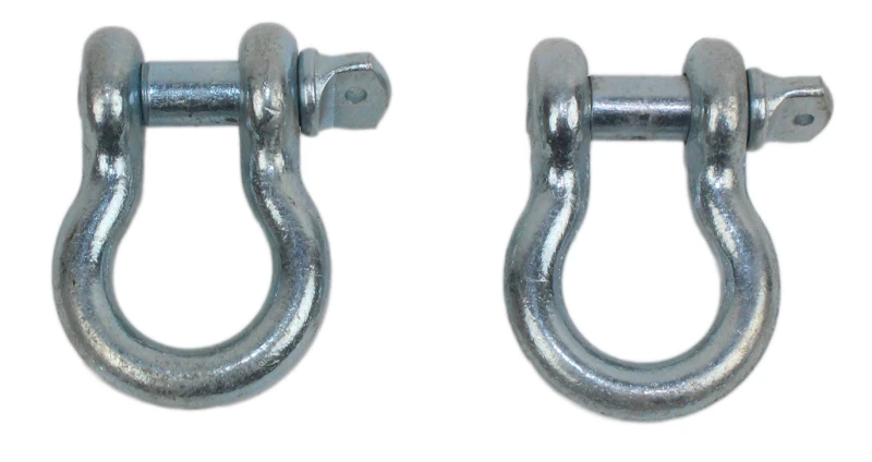 Fishbone Offroad Zinc Coated 3/4 in. D-Ring Set