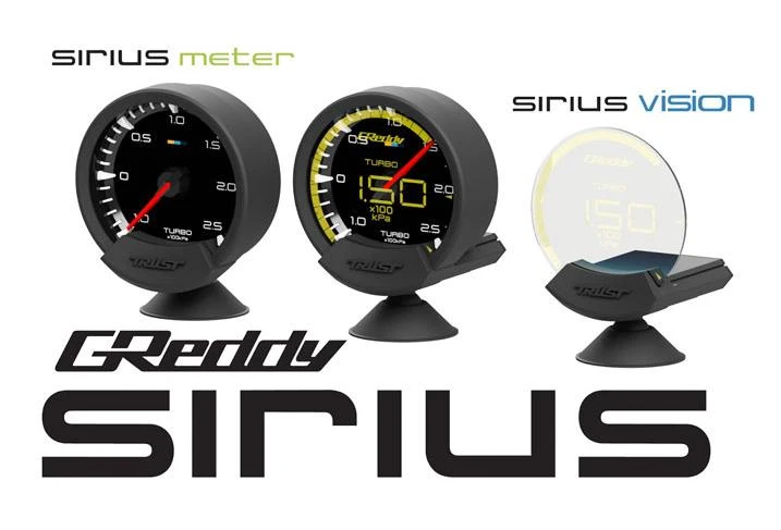 GReddy Sirius Unify Turbo Boost Gauge Set