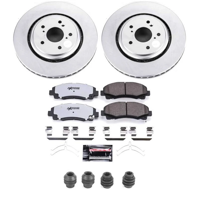 Power Stop 15-20 Acura TLX Front Z36 Coated Truck & Tow Brake Kit