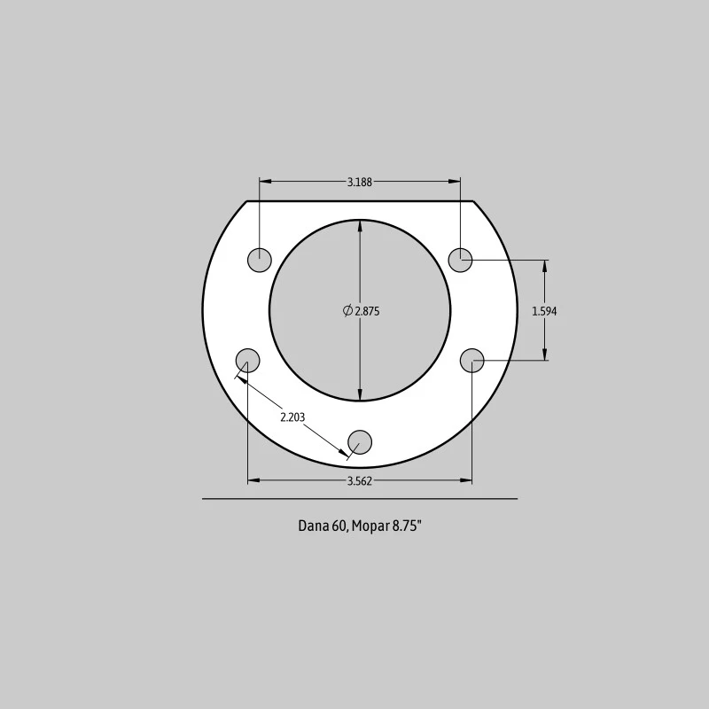 Baer Brakes Rear Ends w/ Dana 60 or Mopar 8-3/4in Car Housing Ends 11in SS4+ Rear SDZ Brake Kit - GB