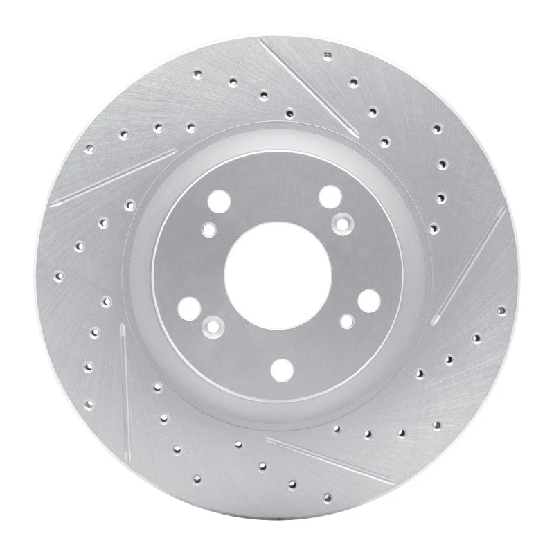 DFC 02-15 Acura Csx Front Right Drilled & Slotted Geoperformance Rotor