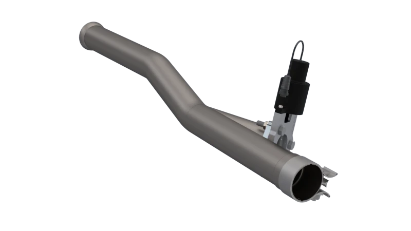 QTP 2018 Jeep Wrangler JL 4DR 2.5in 304SS Aggressor Cutout Mid Pipe