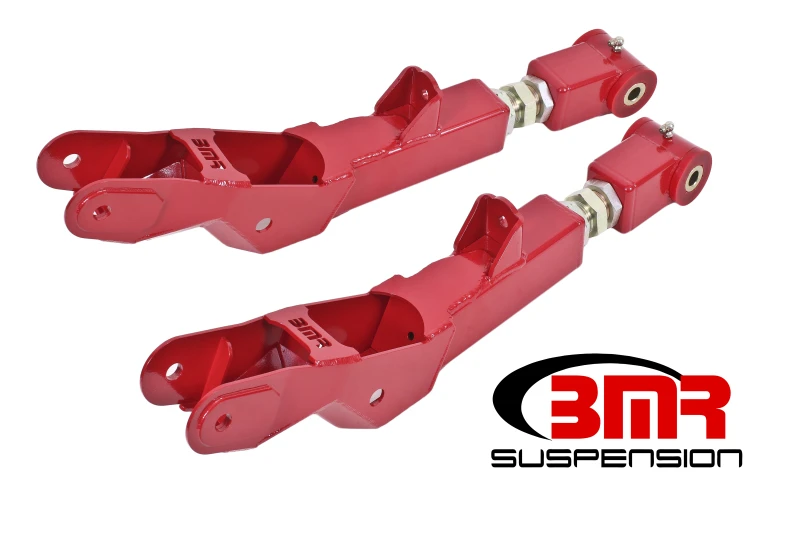 BMR 10-15 5. Generation Camaro Lower Control Arms Hinten On-Car Adj. (Polyurethan) - Rot